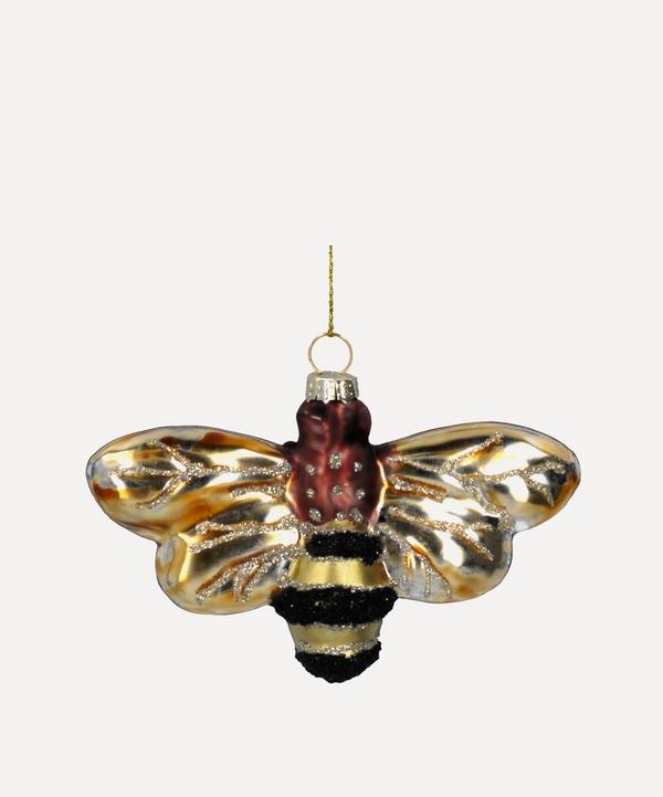 Christmas - Glass Bumblebee Ornament image number null