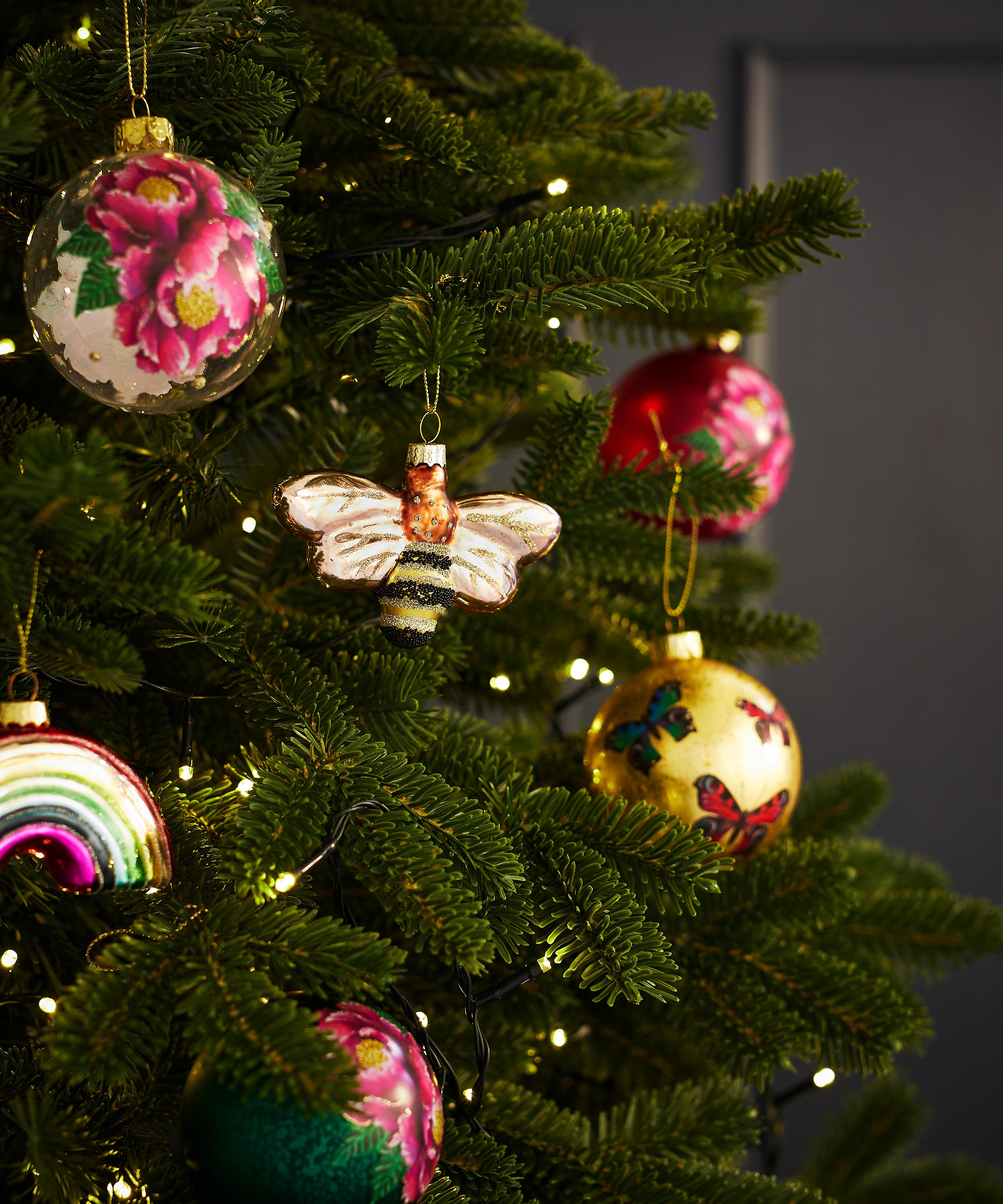 Christmas - Glass Bumblebee Ornament image number 1
