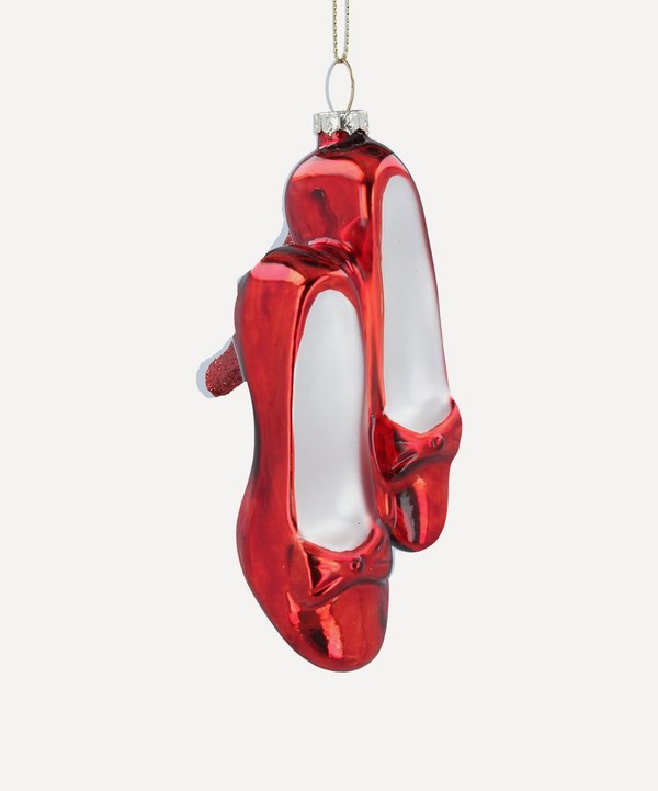 Christmas - Glass Ruby Red Stiletto Ornament image number null