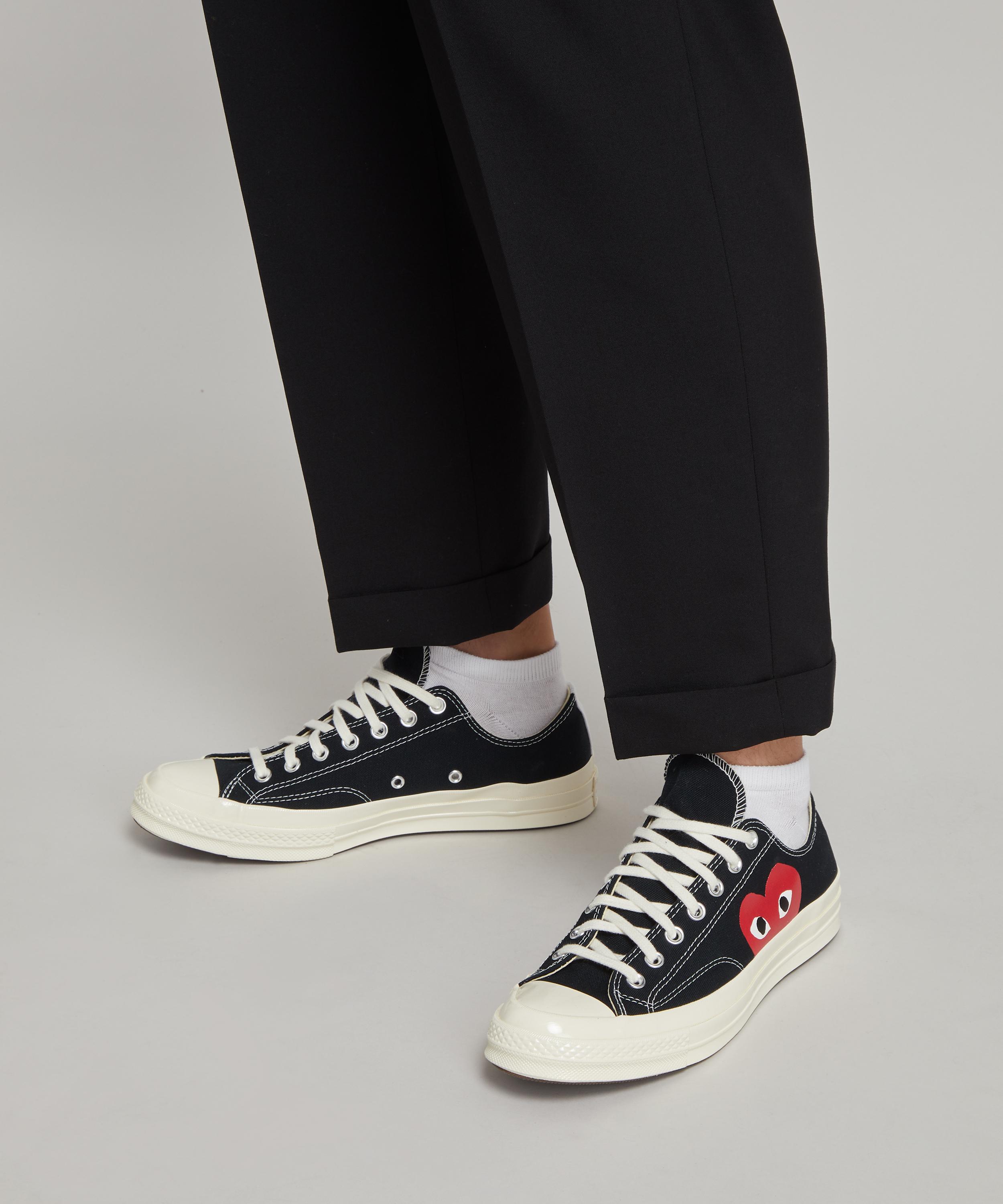 Comme des Gar ons Play x Converse 70s Canvas Low Top Trainers