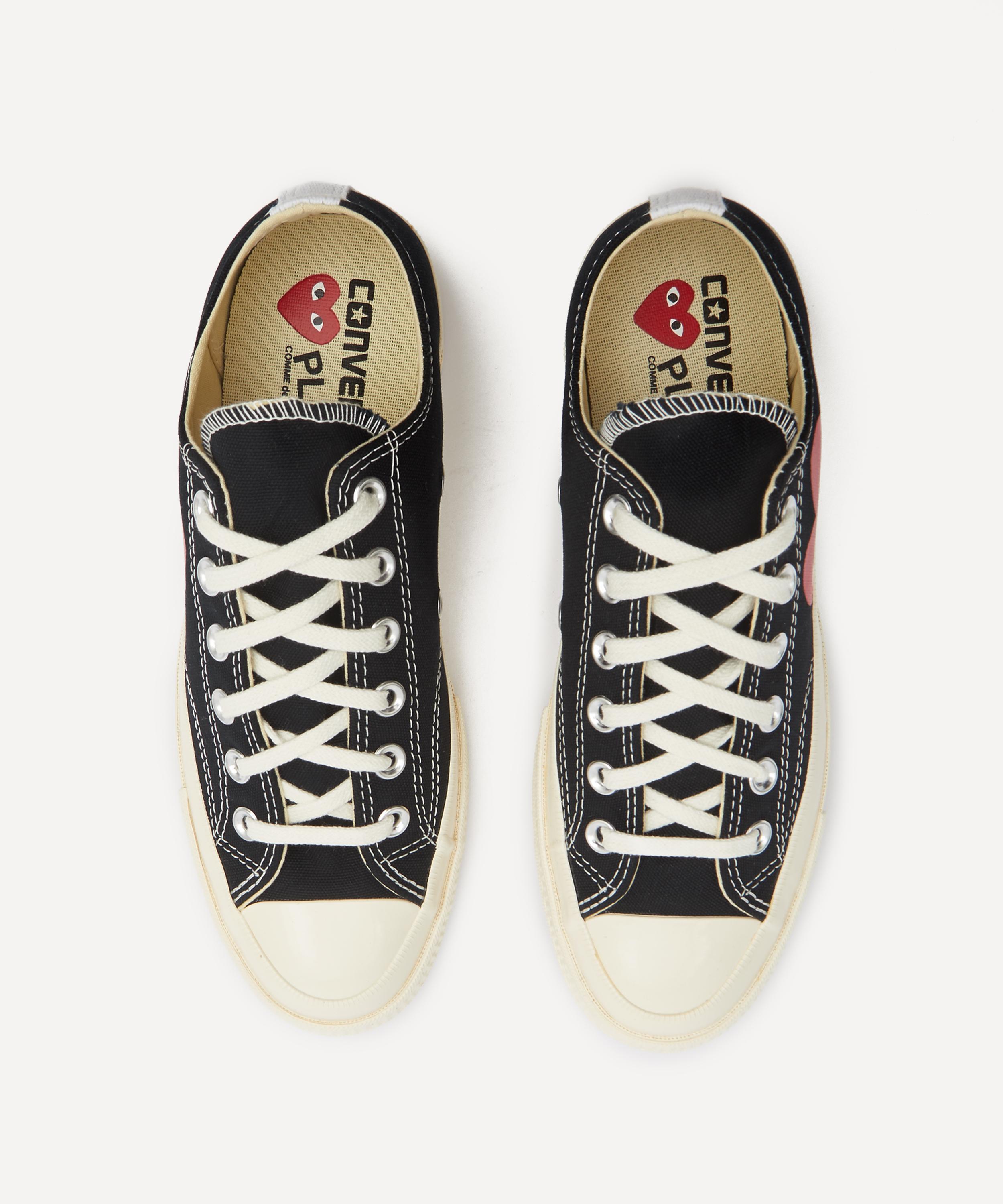 Comme des Gar ons Play x Converse 70s Canvas Low Top Trainers