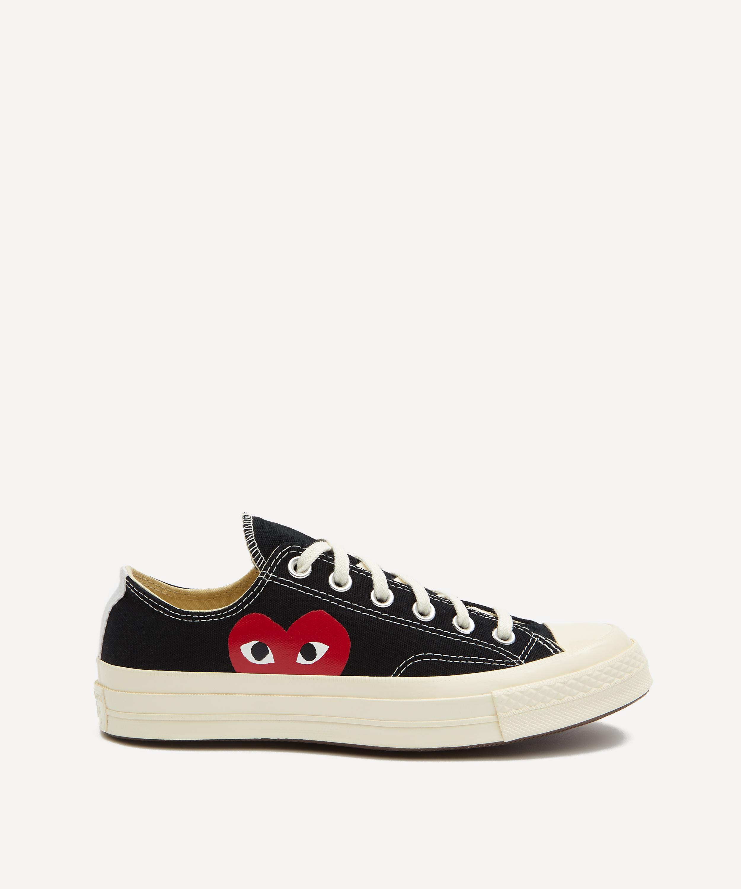 Comme des Gar ons Play x Converse 70s Canvas Low Top Trainers