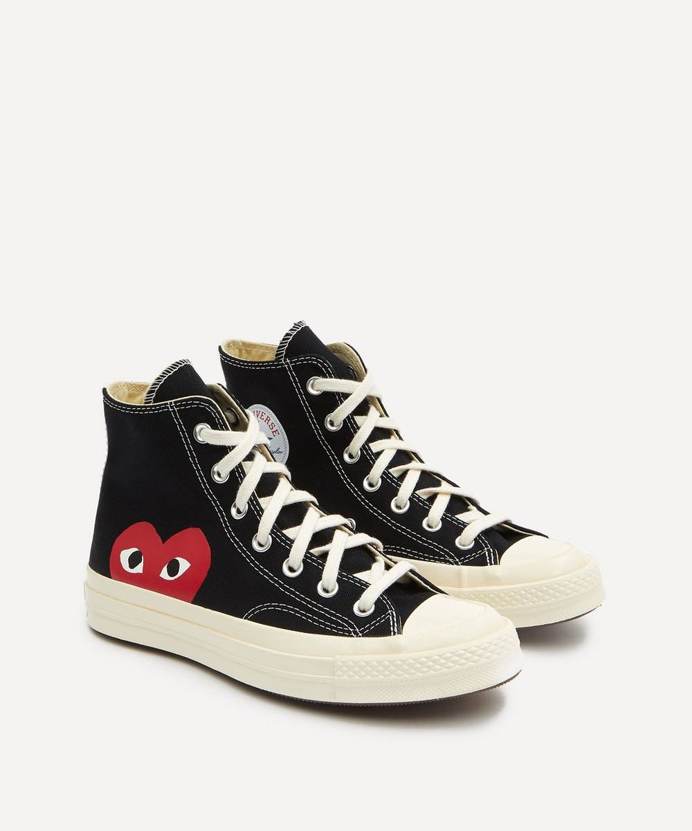 Comme des Garçons Play - x Converse 70s Canvas Low-Top Red Sole Trainers