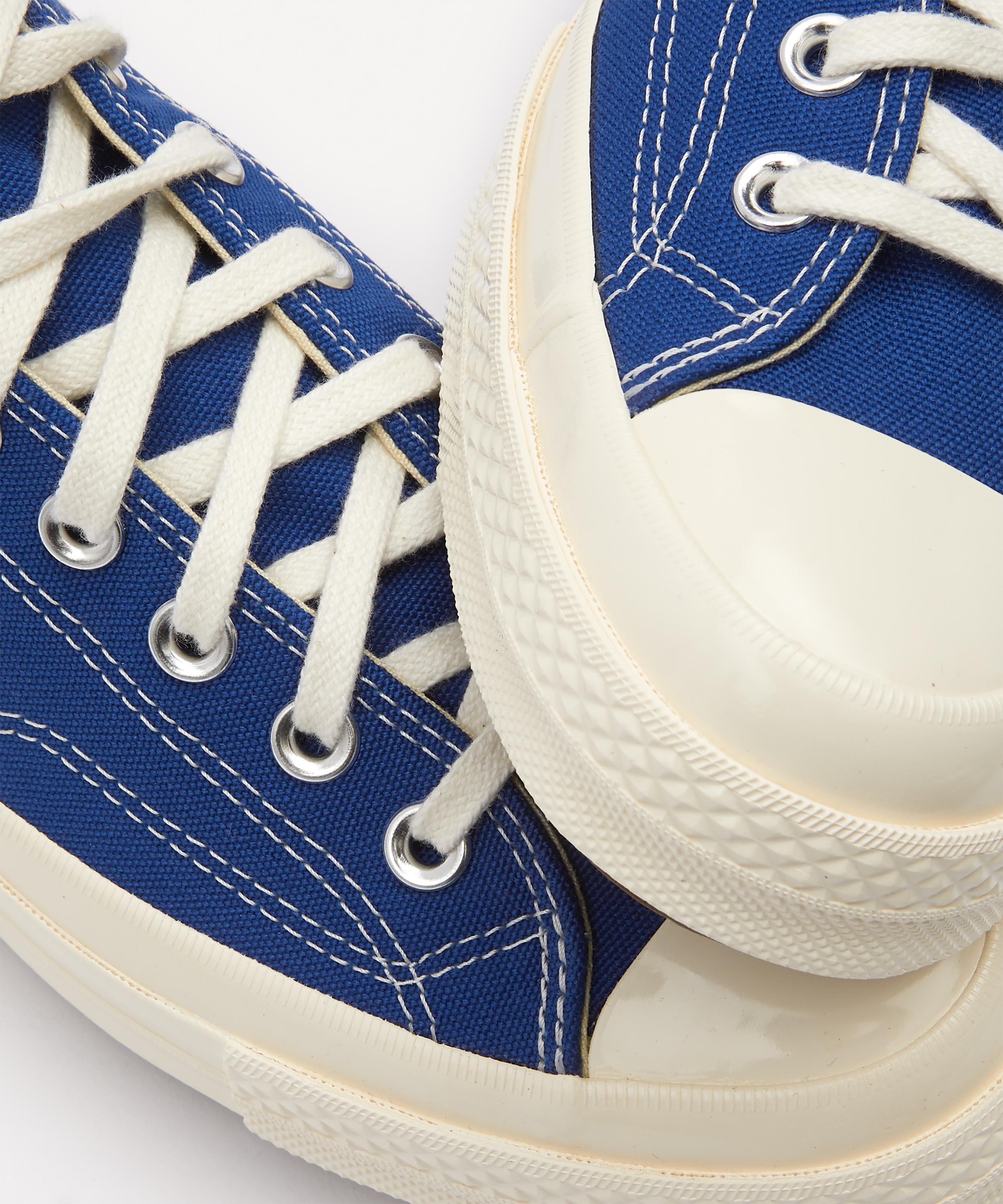 Comme des Garçons Play - x Converse 70s Canvas Low-Top Trainers image number 4