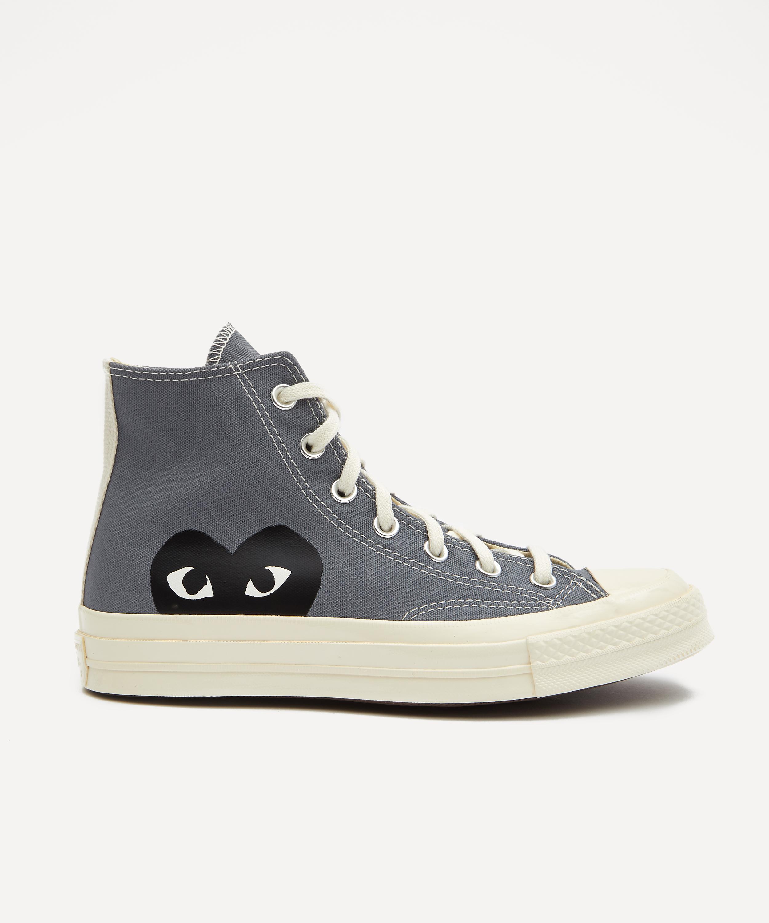 Comme des Garçons Play - x Converse 70s Hi-Top Canvas Trainers image number 3