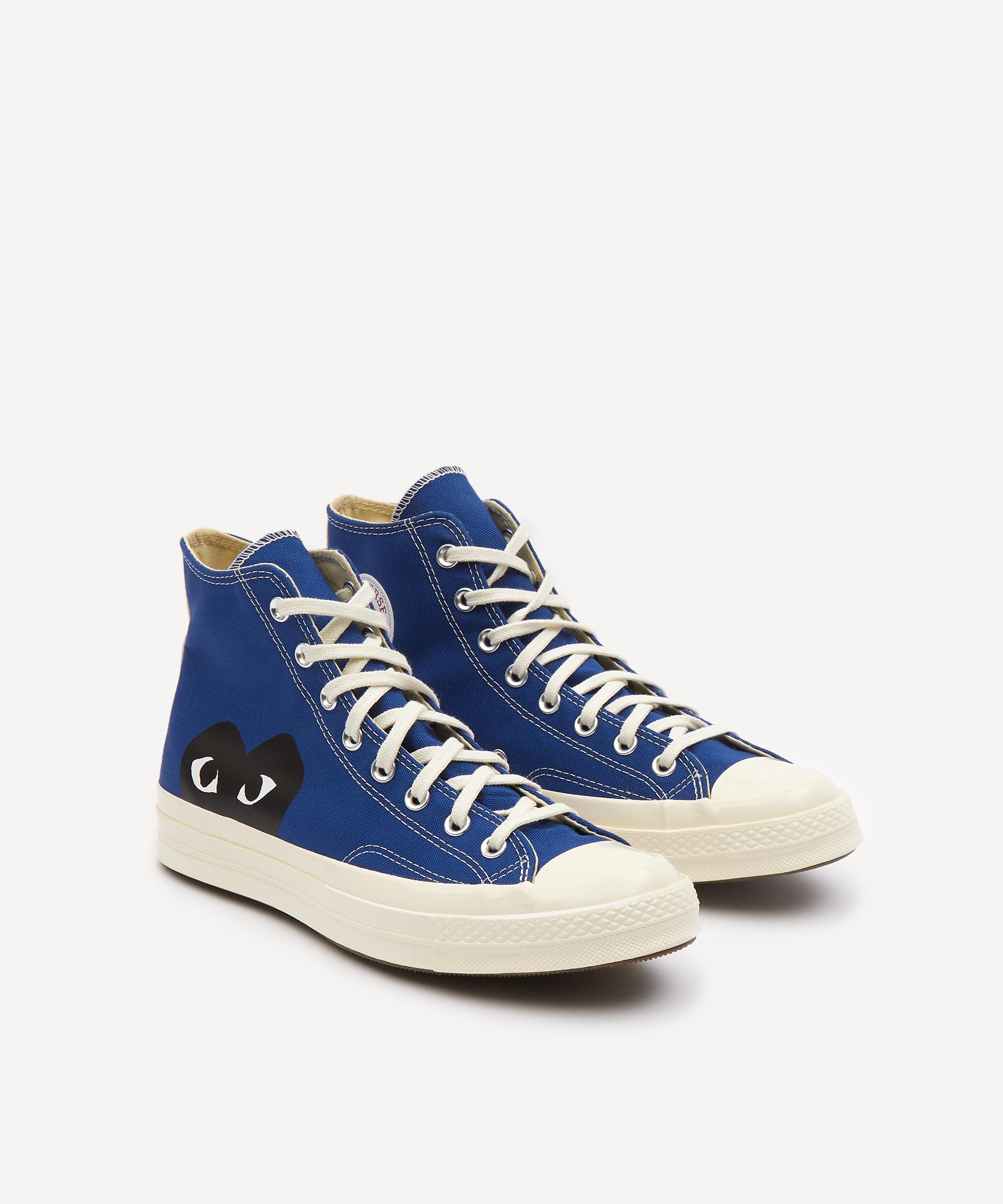 Comme des Gar ons Play x Converse 70s Hi Top Canvas Trainers Liberty