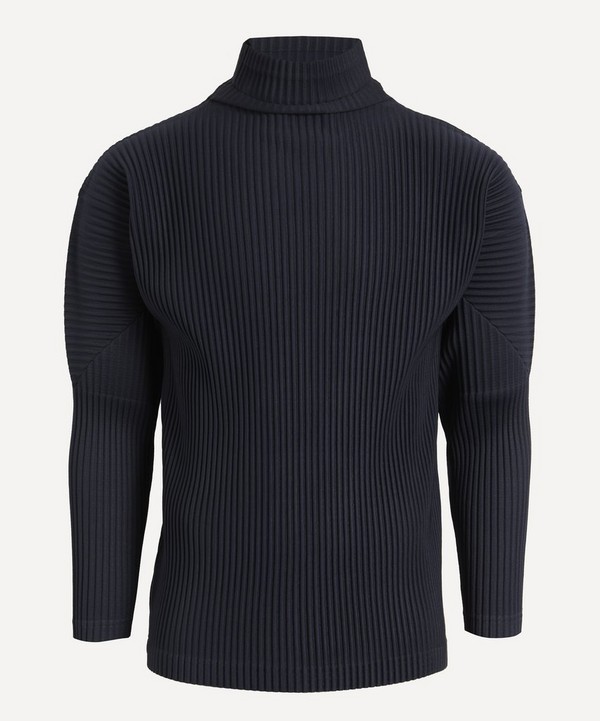 HOMME PLISSÉ ISSEY MIYAKE - Core Mock Neck Long Sleeve T-Shirt image number null