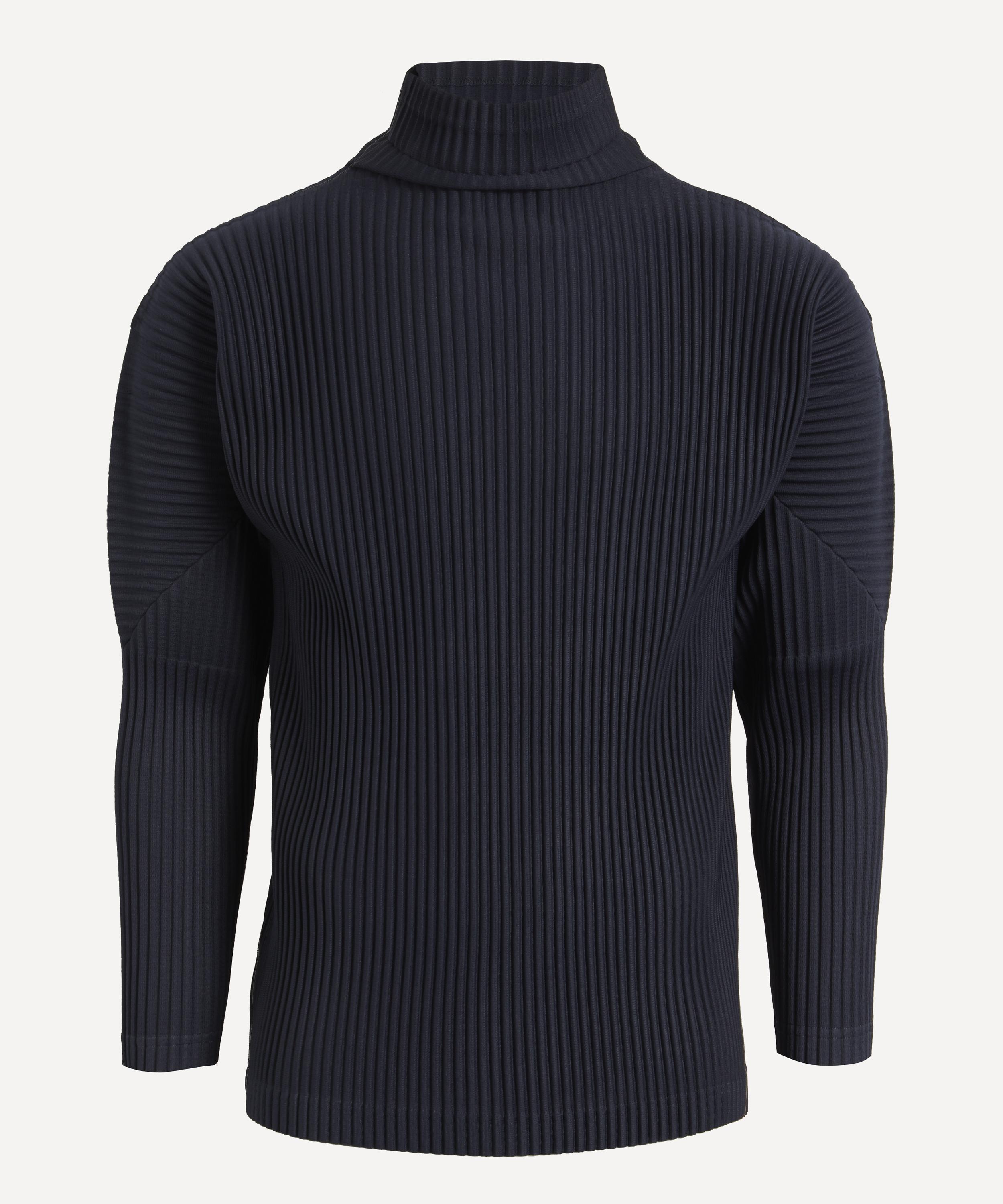 HOMME PLISSÉ ISSEY MIYAKE Core Mock Neck Long Sleeve T-Shirt | Liberty