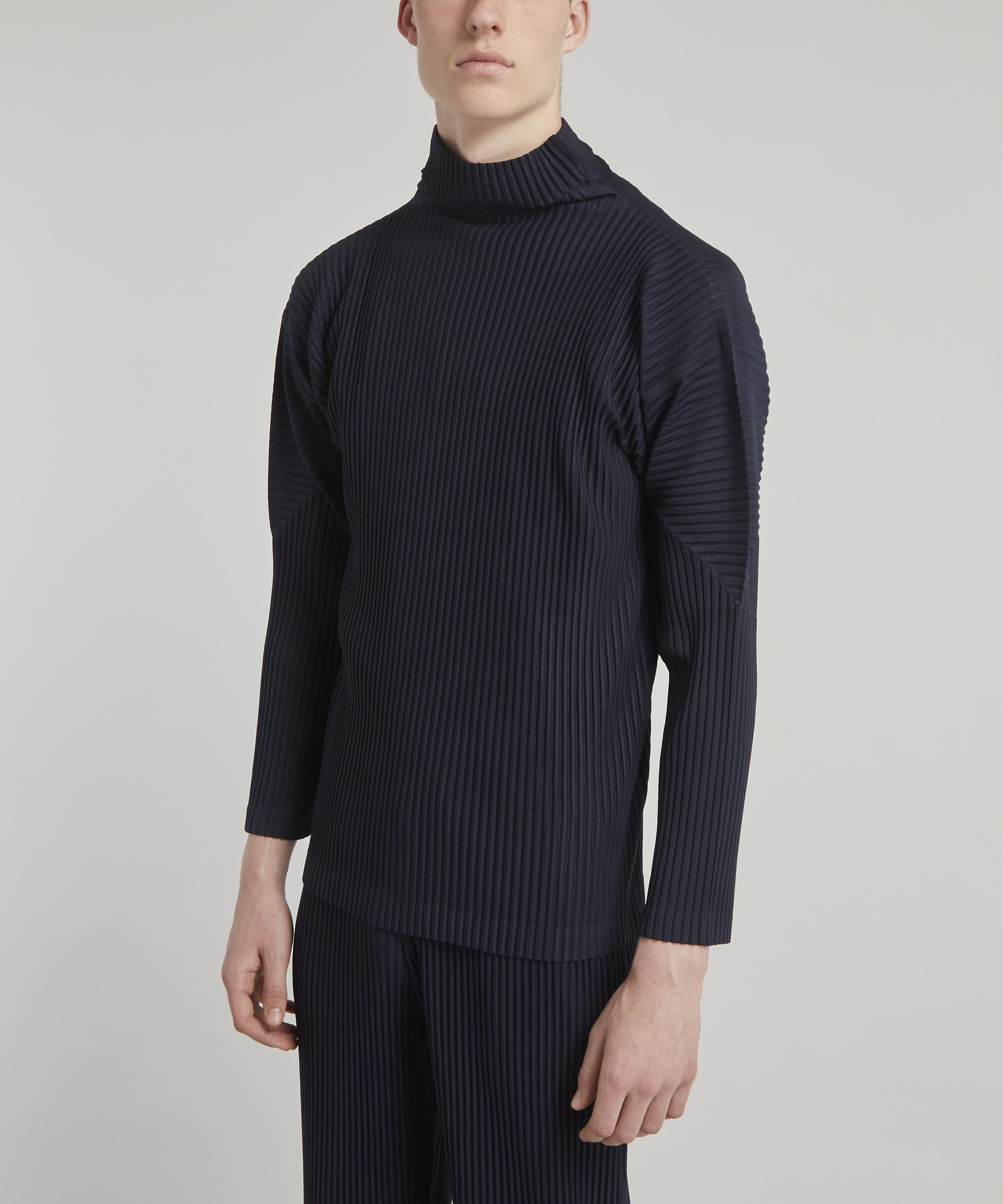 HOMME PLISSÉ ISSEY MIYAKE Core Mock Neck Long Sleeve T-Shirt | Liberty