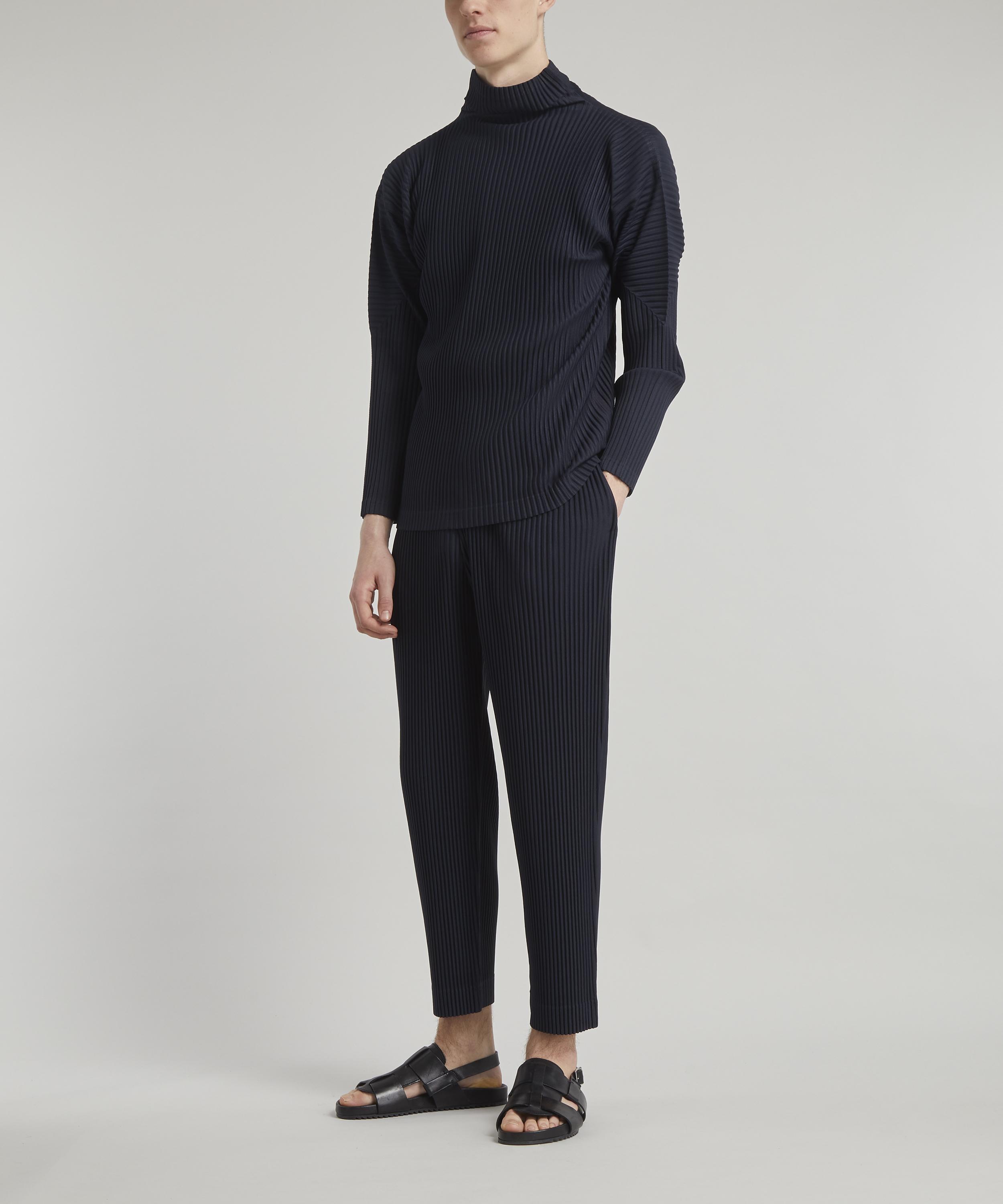 HOMME PLISSÉ ISSEY MIYAKE Core Mock Neck Long Sleeve T-Shirt | Liberty