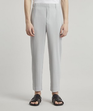 HOMME PLISSÉ ISSEY MIYAKE - Core Straight Leg Trousers image number 1