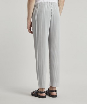 HOMME PLISSÉ ISSEY MIYAKE - Core Straight Leg Trousers image number 3