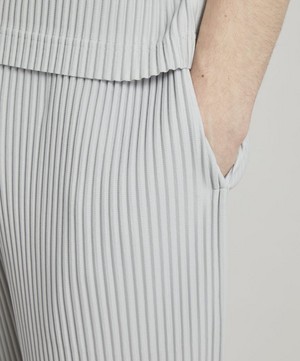 HOMME PLISSÉ ISSEY MIYAKE - Core Straight Leg Trousers image number 4