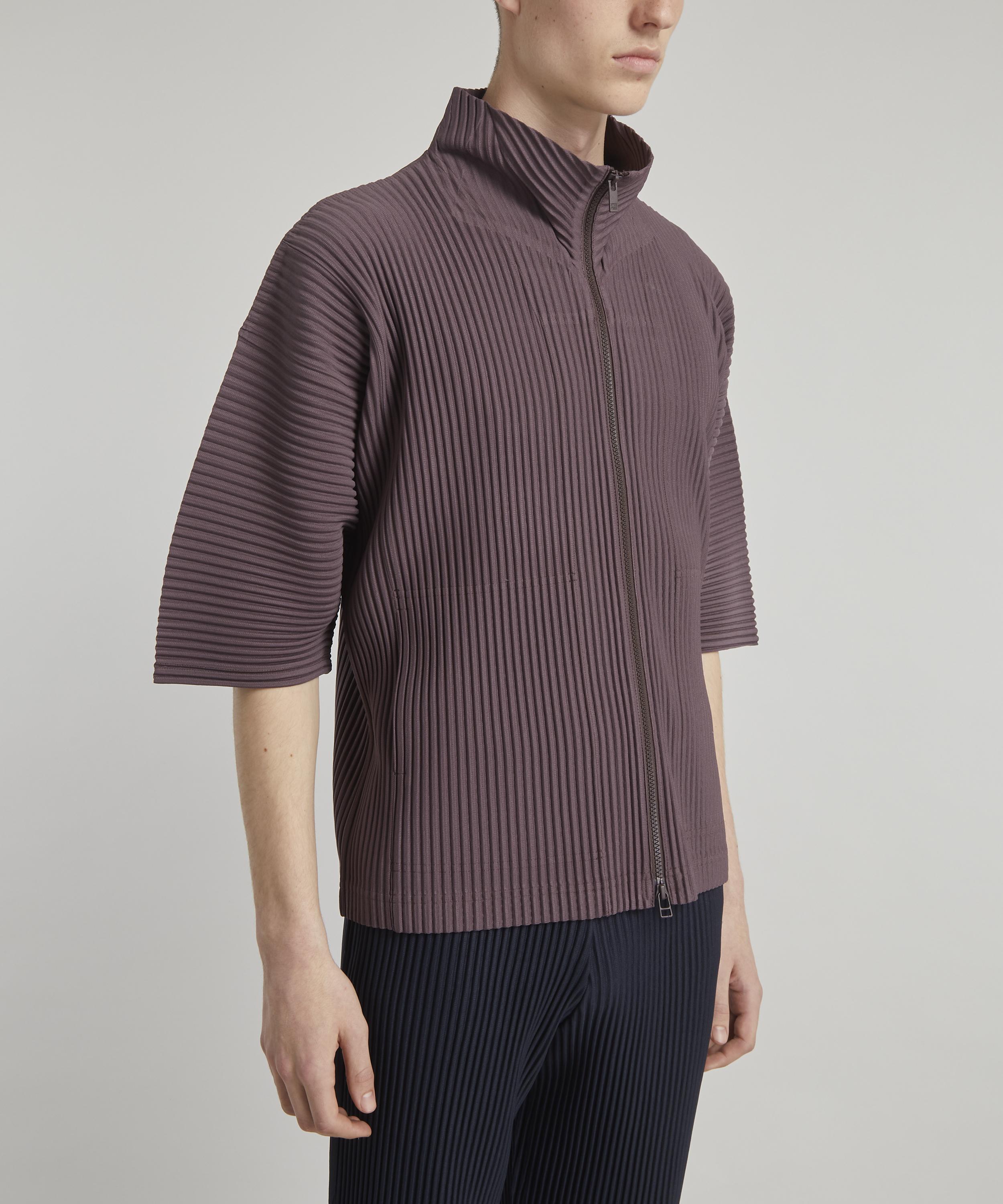 Homme Plisse Issey Miyake Men's Pleated Polo Shirt