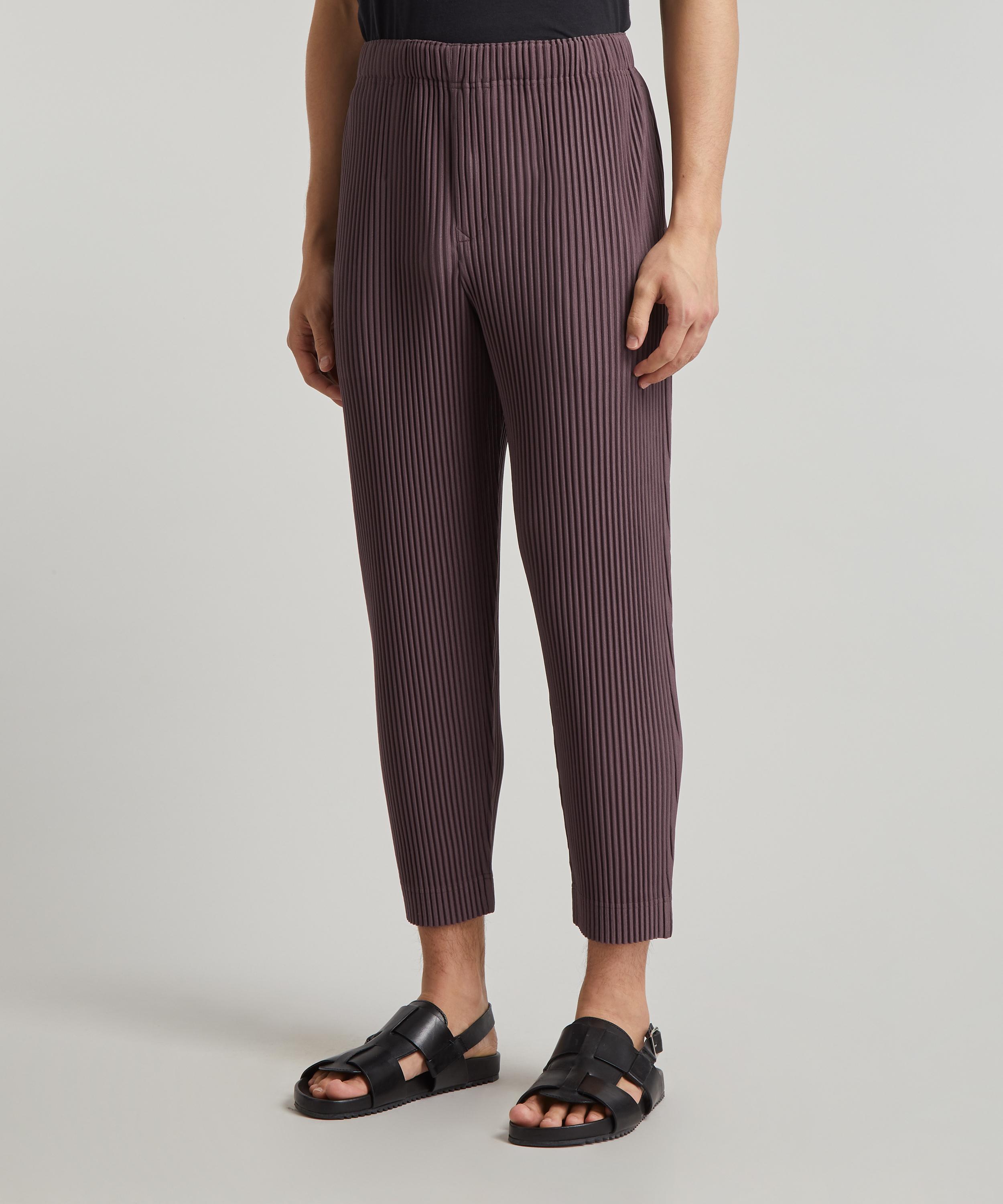 Homme Plisse Issey Miyake - MC Tapered Pleated Trousers image number 1