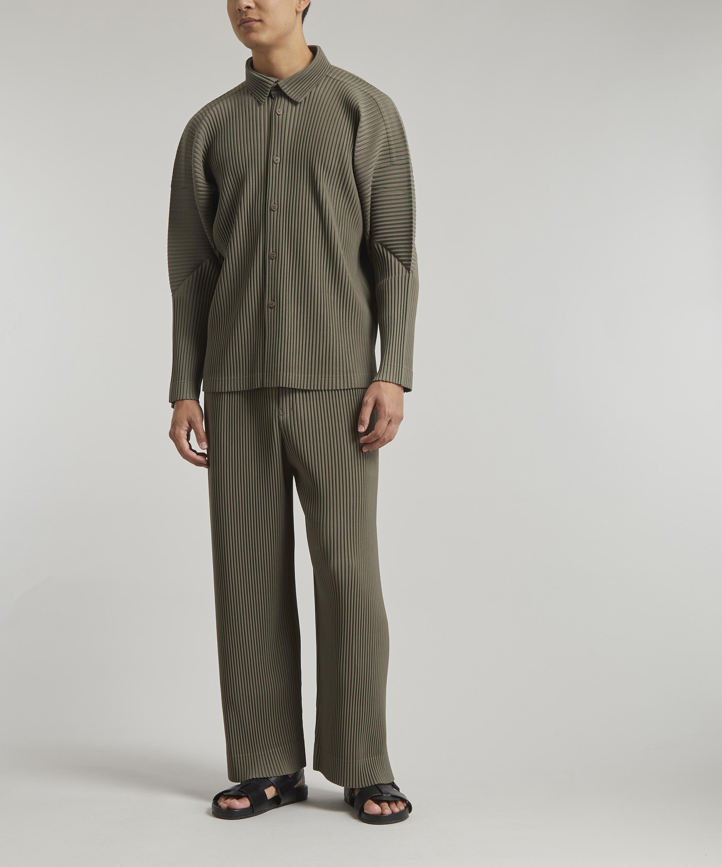 HOMME PLISSÉ ISSEY MIYAKE - Technical Pleated Wide-Leg Trousers image number 1