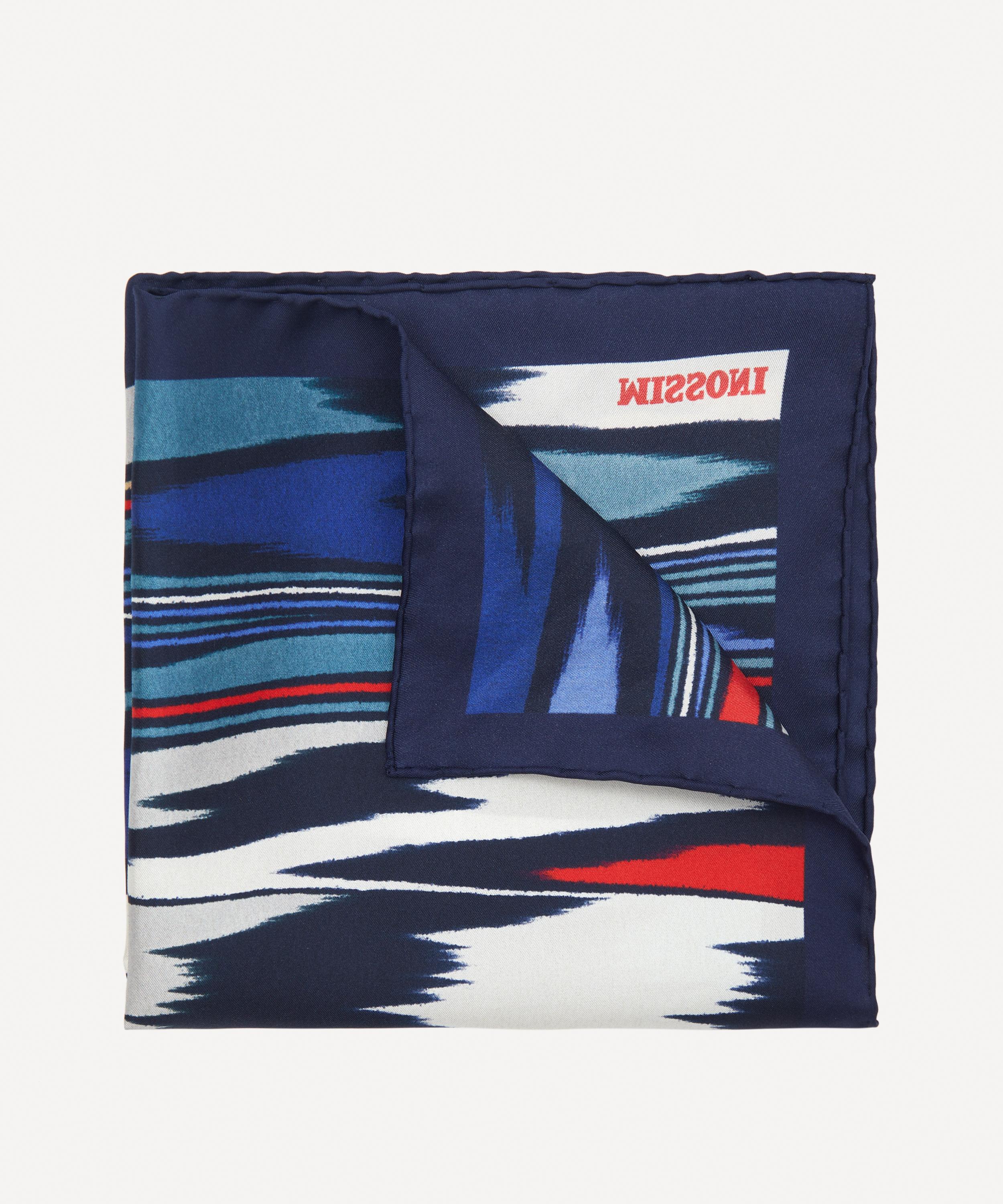 Missoni - Tonal Wave Silk Pocket Square image number 0