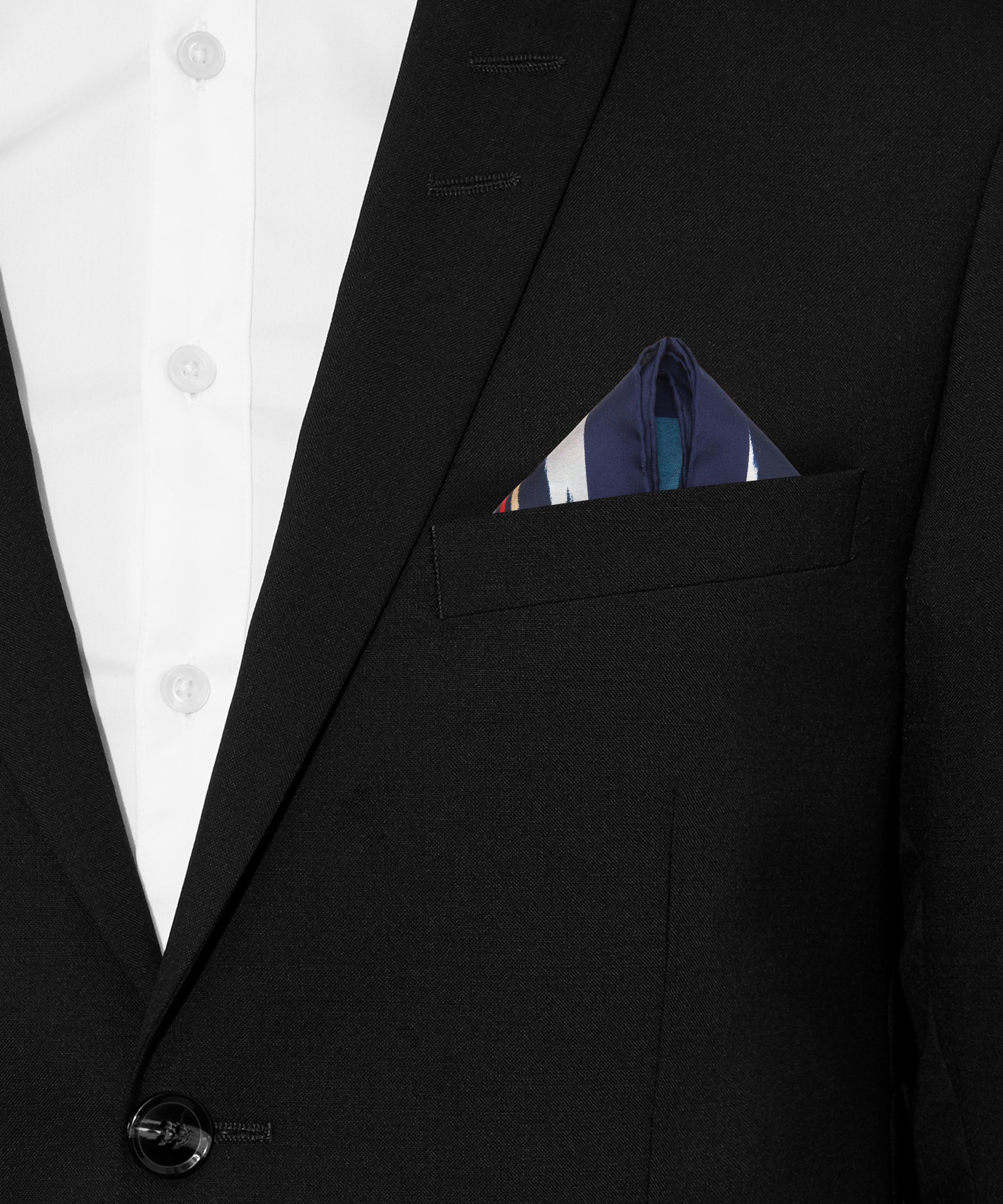 Missoni - Tonal Wave Silk Pocket Square image number 1
