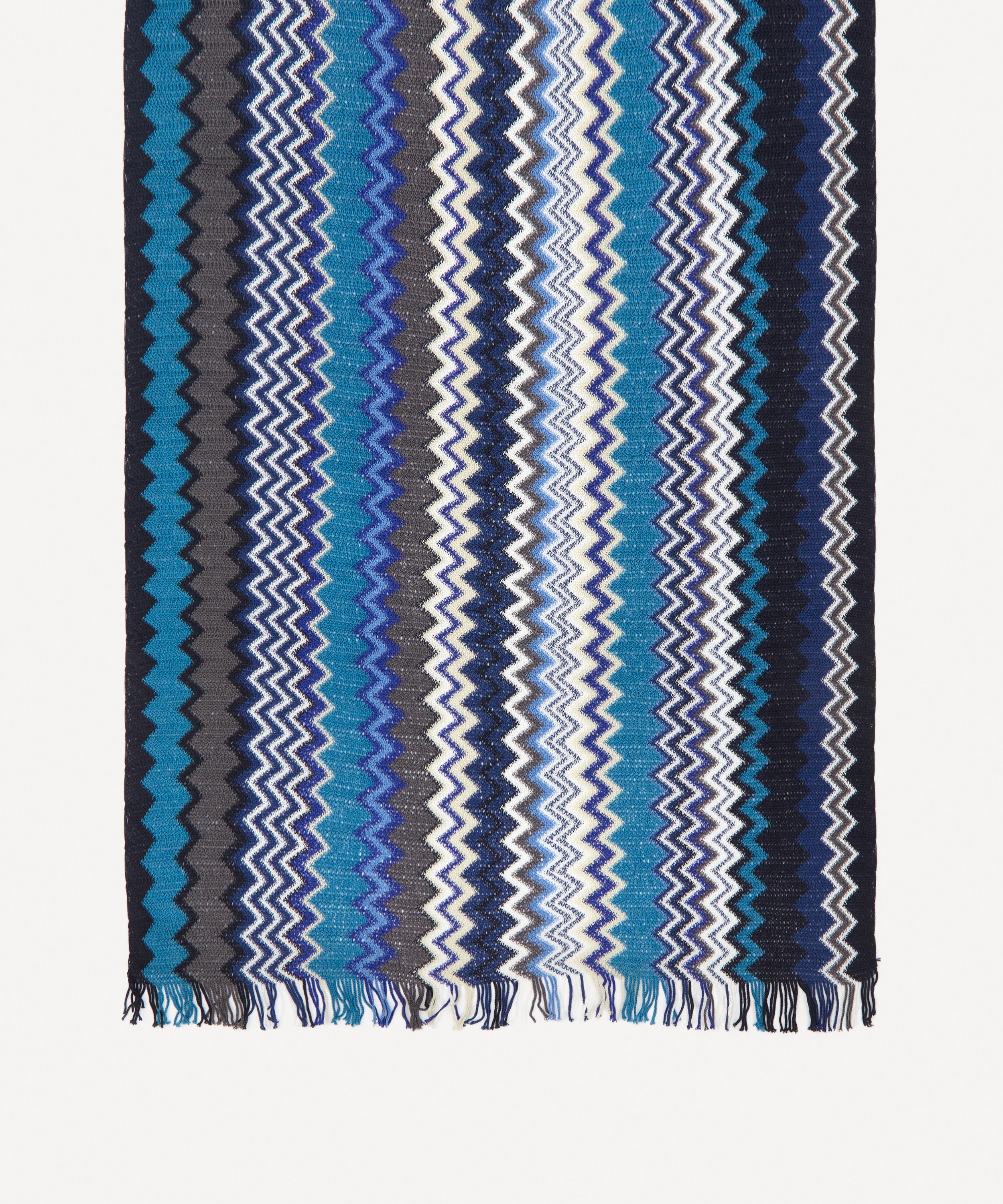 Missoni - Zig-Zag Stripe Wool-Blend Scarf image number 2