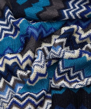 Missoni - Zig-Zag Stripe Wool-Blend Scarf image number 3