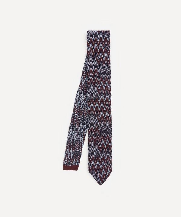 Missoni - Knitted Zig Zag Tie image number null