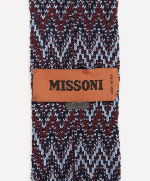 Missoni - Knitted Zig Zag Tie image number 3