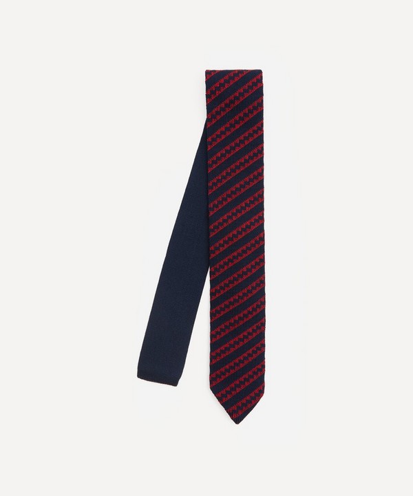 Missoni - Knitted Zig Zag Stripe Tie image number null