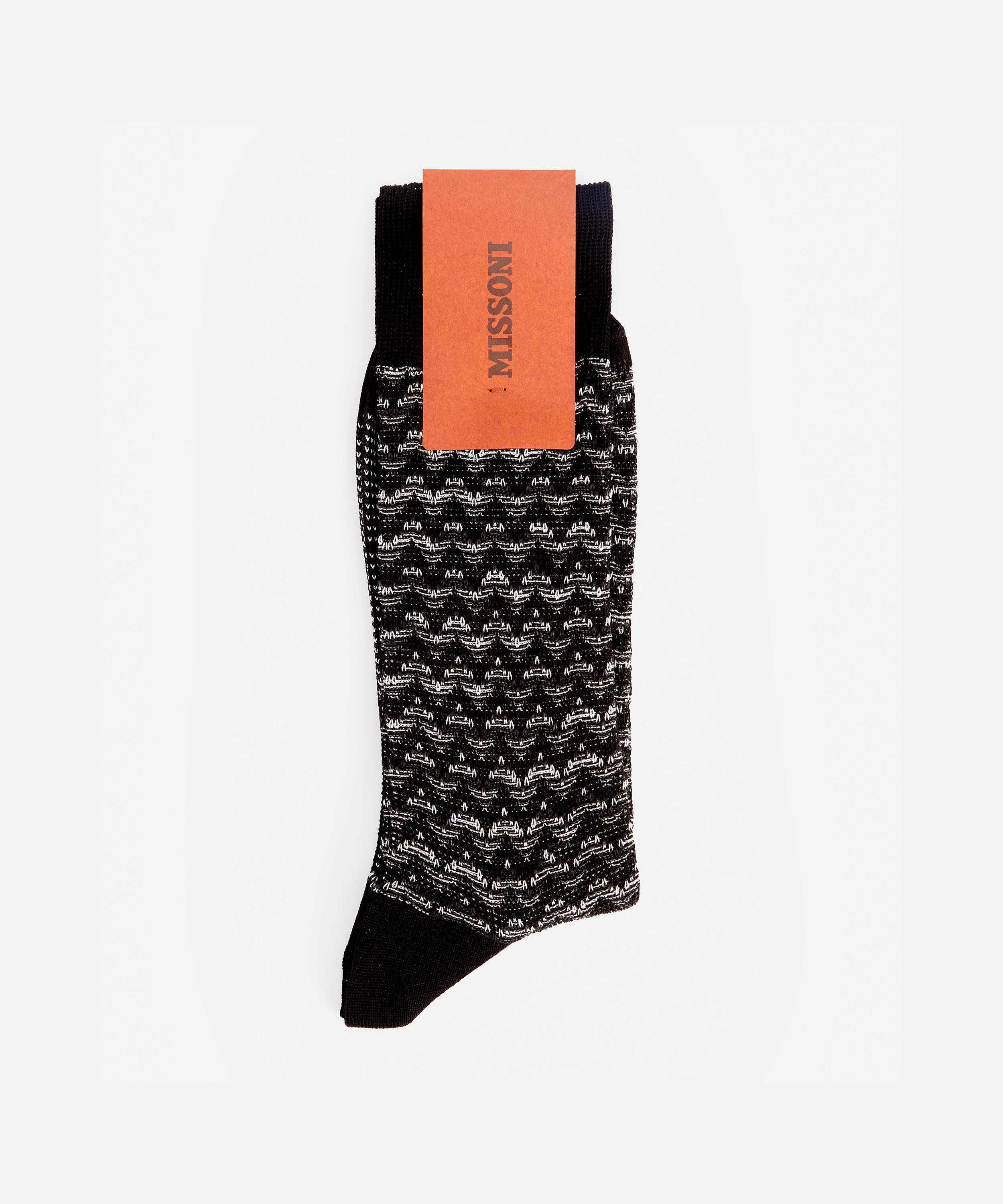Missoni - Contrast Zig Zag Socks image number 1