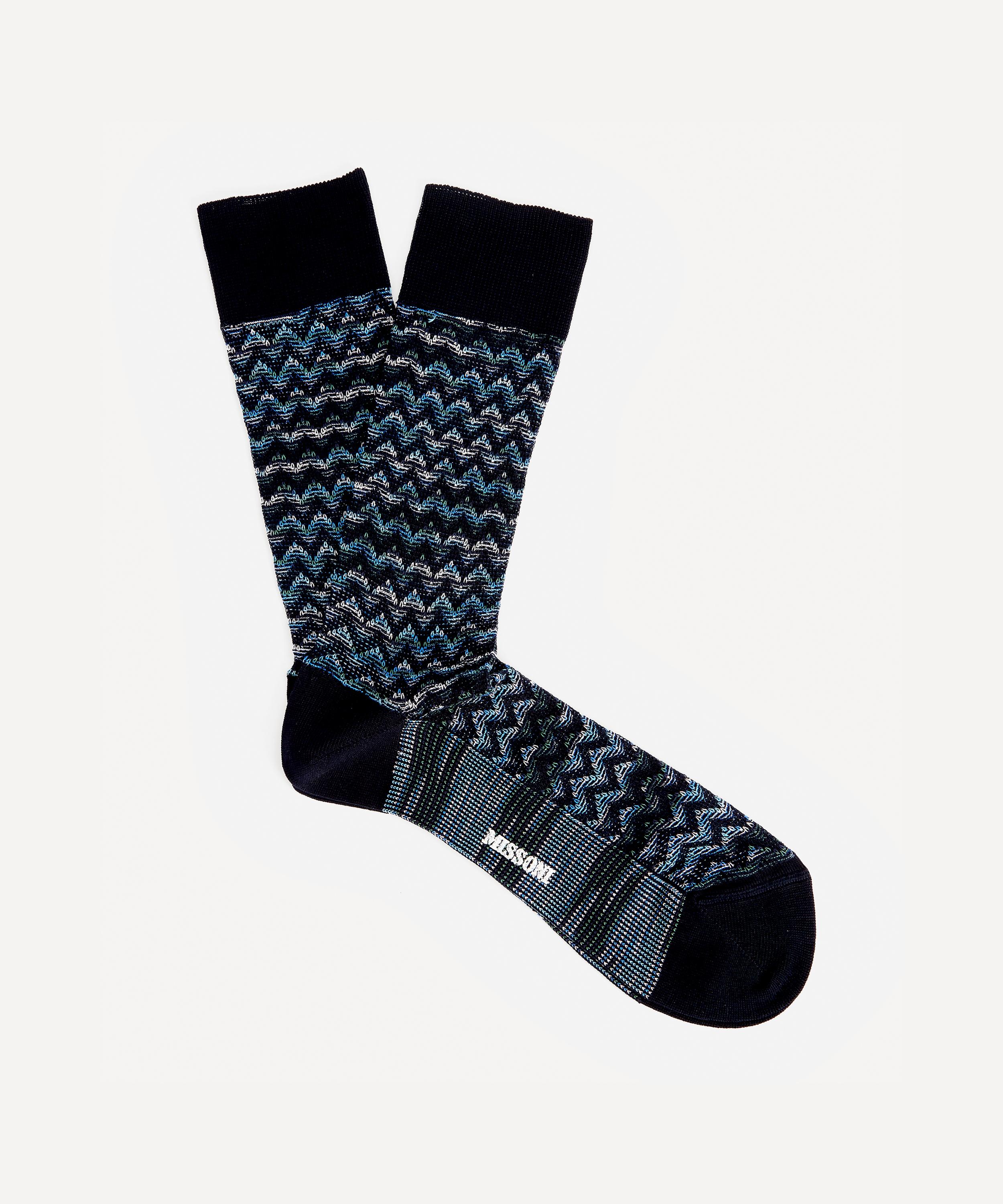 Missoni - Contrast Zig Zag Socks image number 0