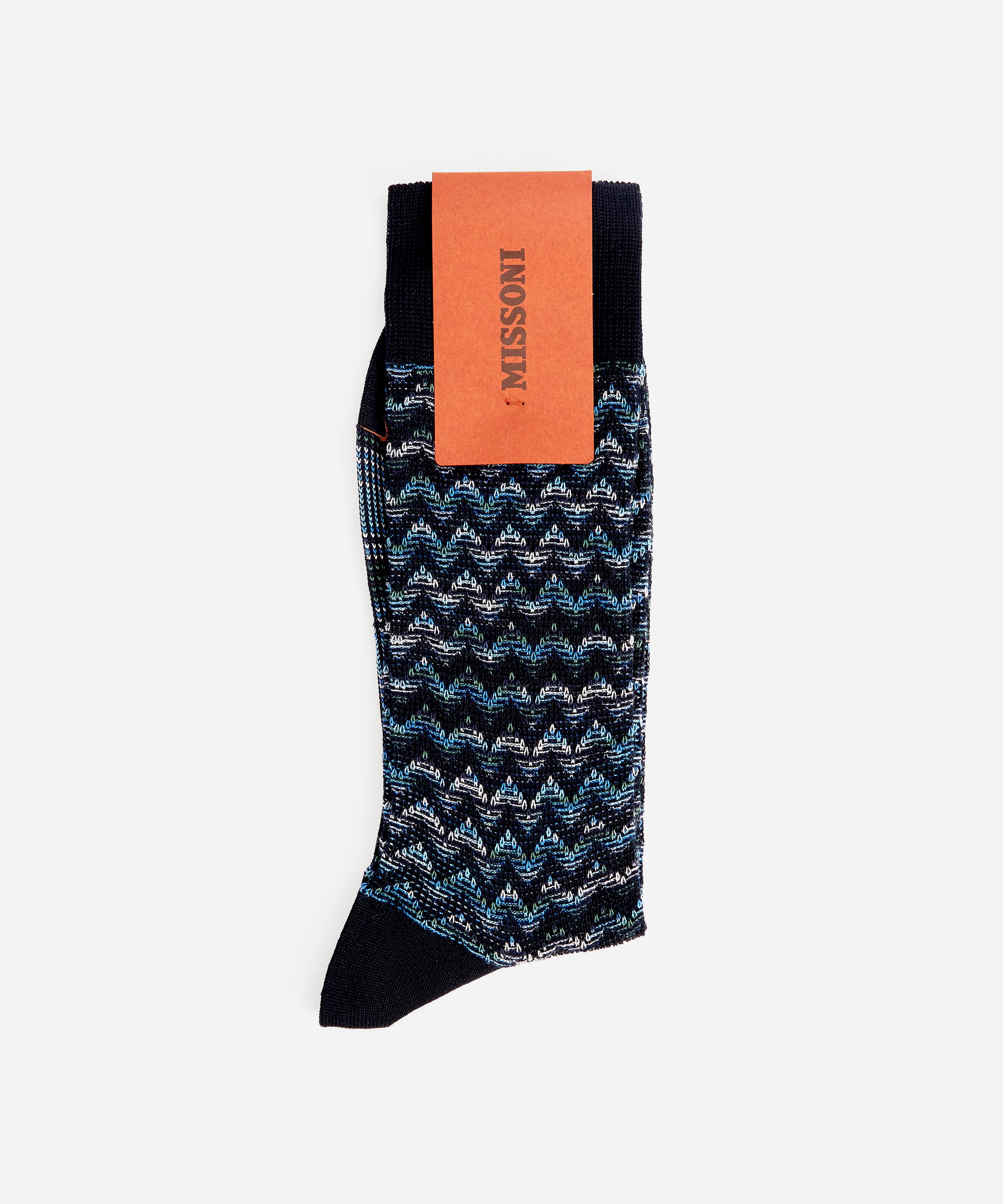 Missoni - Contrast Zig Zag Socks image number 1