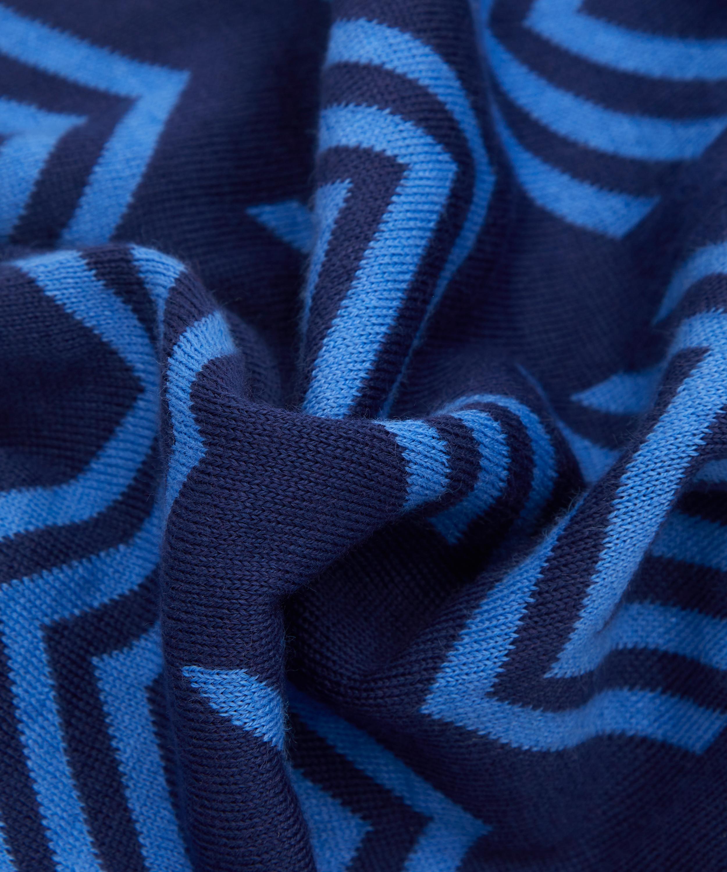Missoni - Navy Zig Zag Scarf image number 2