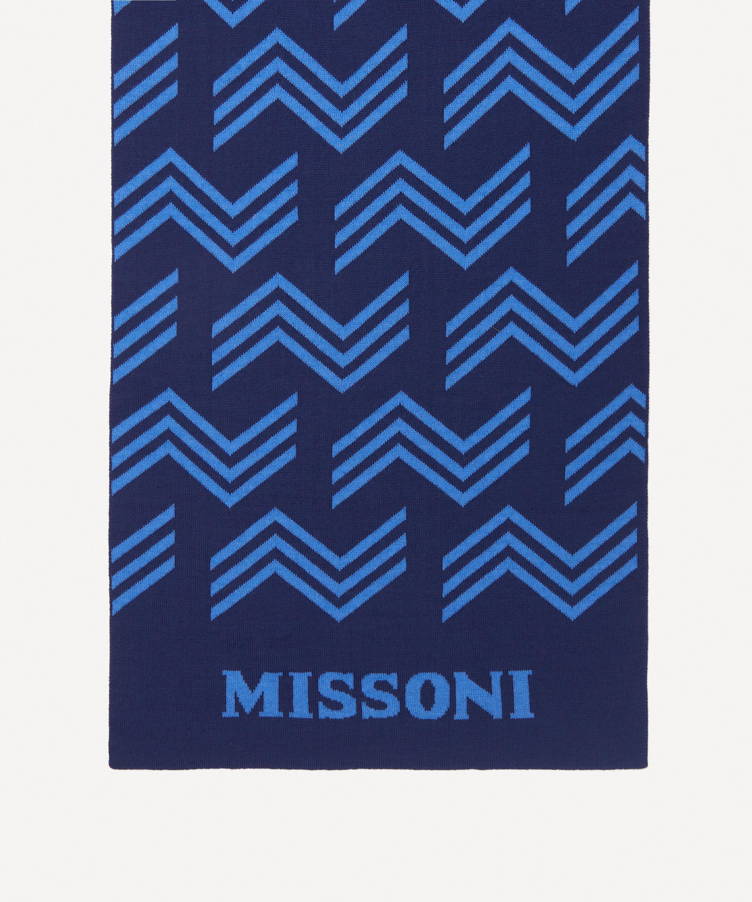 Missoni - Navy Zig Zag Scarf image number 3