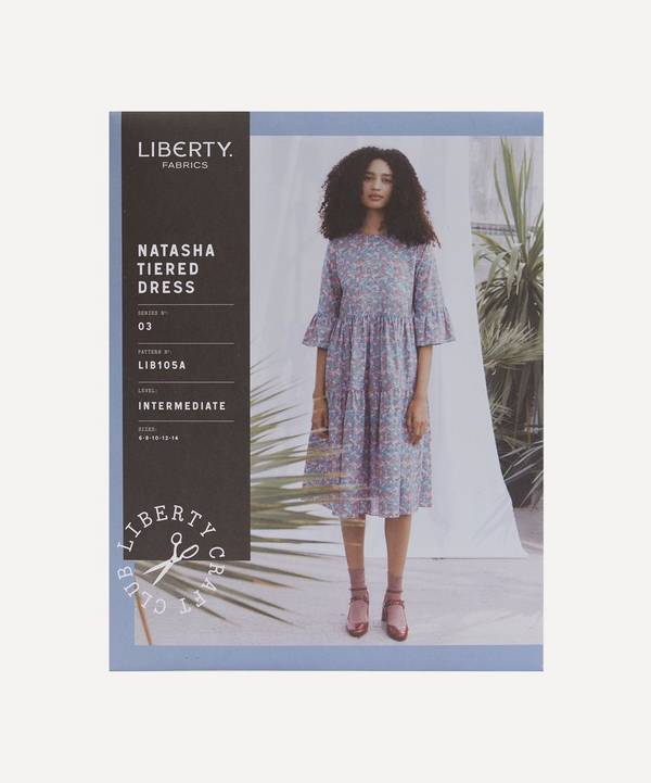 Liberty Fabrics - Natasha Tiered Dress Sewing Pattern Size 6-14 image number 0