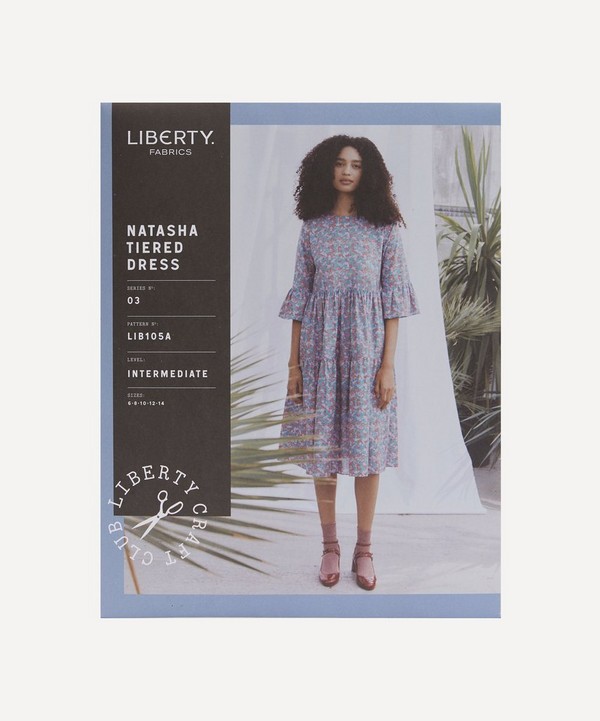 Liberty Fabrics - Natasha Tiered Dress Sewing Pattern Size 6-14 image number null