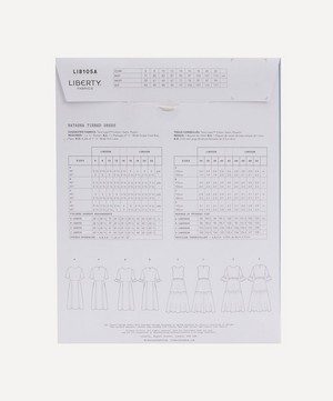 Liberty Fabrics - Natasha Tiered Dress Sewing Pattern Size 6-14 image number 1