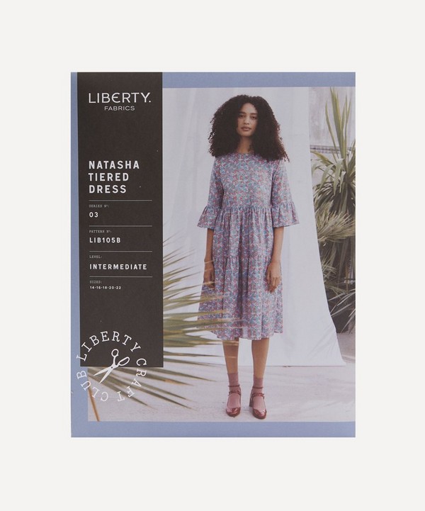 Liberty Fabrics - Natasha Tiered Dress Sewing Pattern Size 14-22 image number null