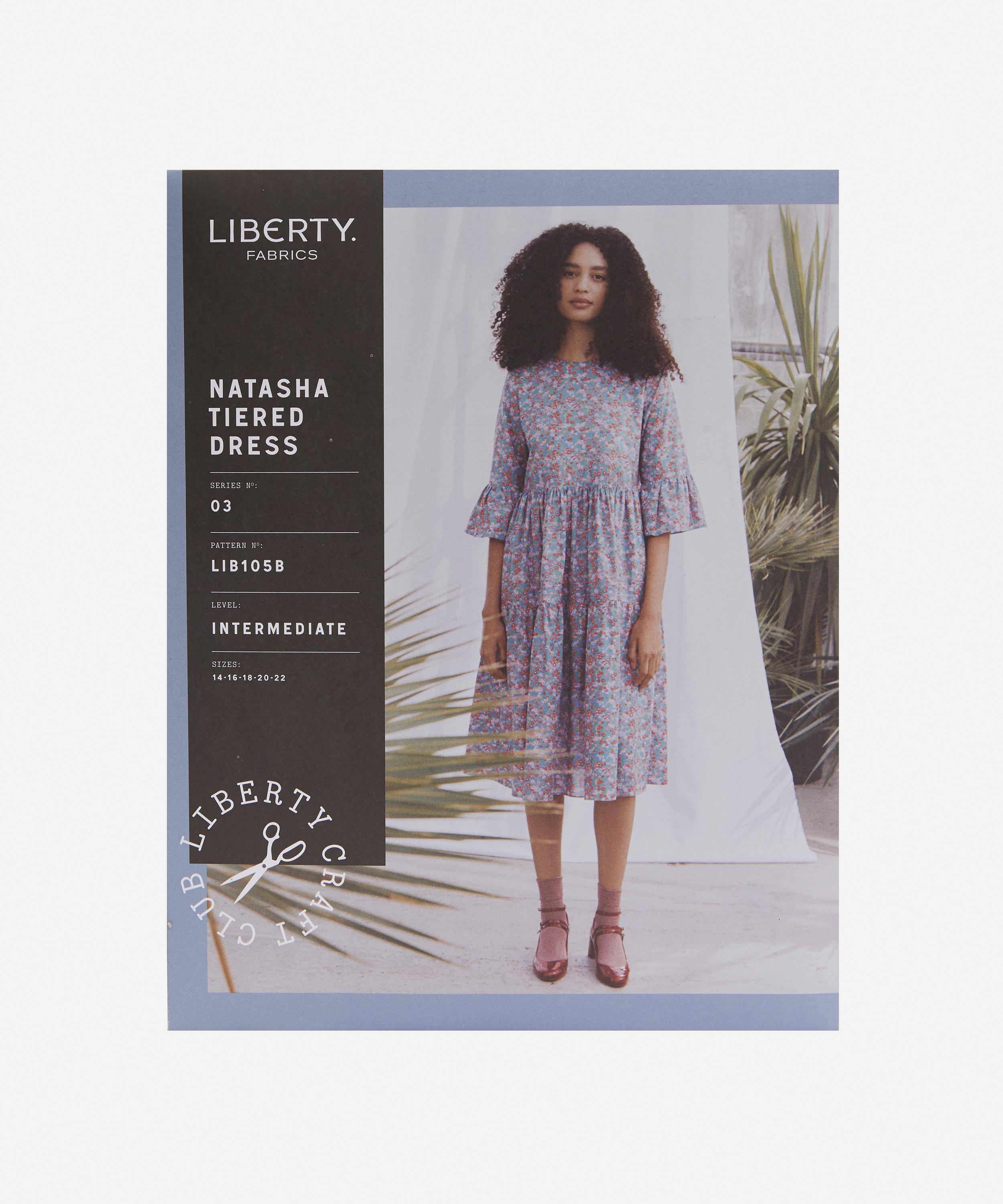 Liberty Fabrics - Natasha Tiered Dress Sewing Pattern Size 14-22