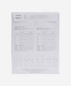 Liberty Fabrics - Natasha Tiered Dress Sewing Pattern Size 14-22 image number 1