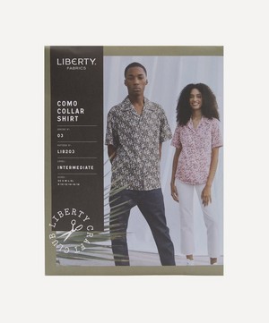 Liberty Fabrics - Como Collar Shirt Sewing Pattern Size XS-XL image number 0