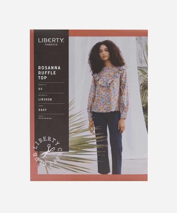Liberty Fabrics - Rosanna Ruffle Top Sewing Pattern Size 14-22 image number null