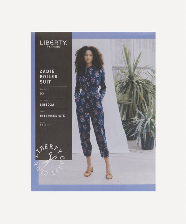 Liberty Fabrics - Zadie Boiler Suit Sewing Pattern Size 6-14 image number null