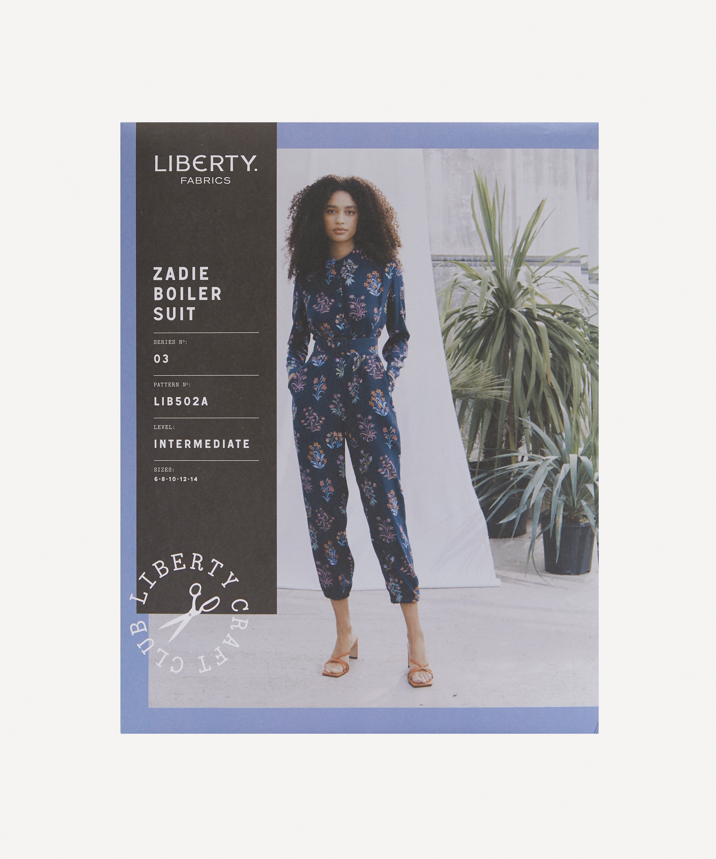 Liberty Fabrics - Zadie Boiler Suit Sewing Pattern Size 6-14 image number 0
