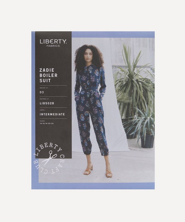 Liberty Fabrics - Zadie Boiler Suit Sewing Pattern Size 14-22 image number null