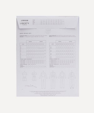 Liberty Fabrics - Zadie Boiler Suit Sewing Pattern Size 14-22 image number 1