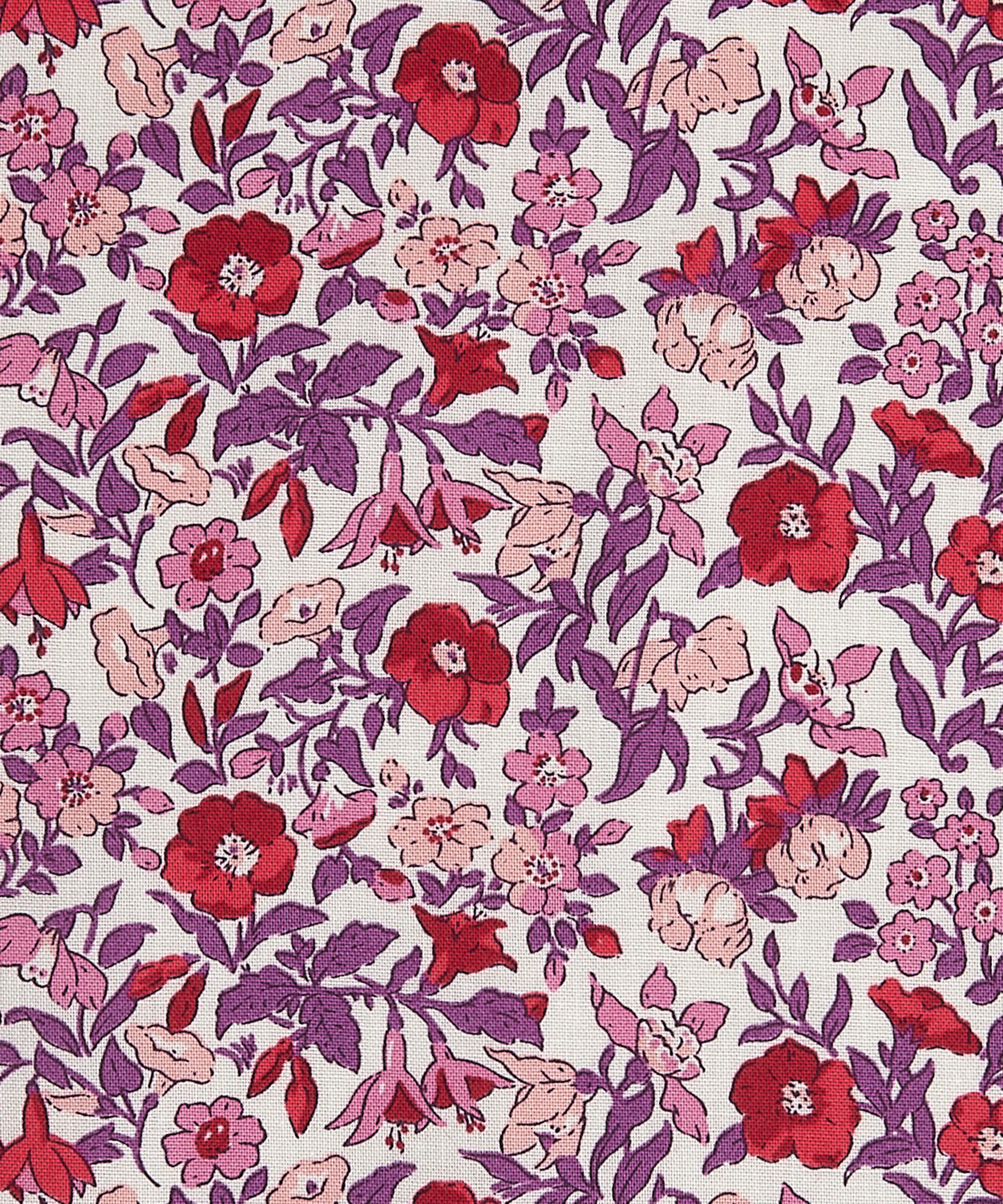 Liberty Fabrics Mamie Flower Field Lasenby Quilting Cotton | Liberty