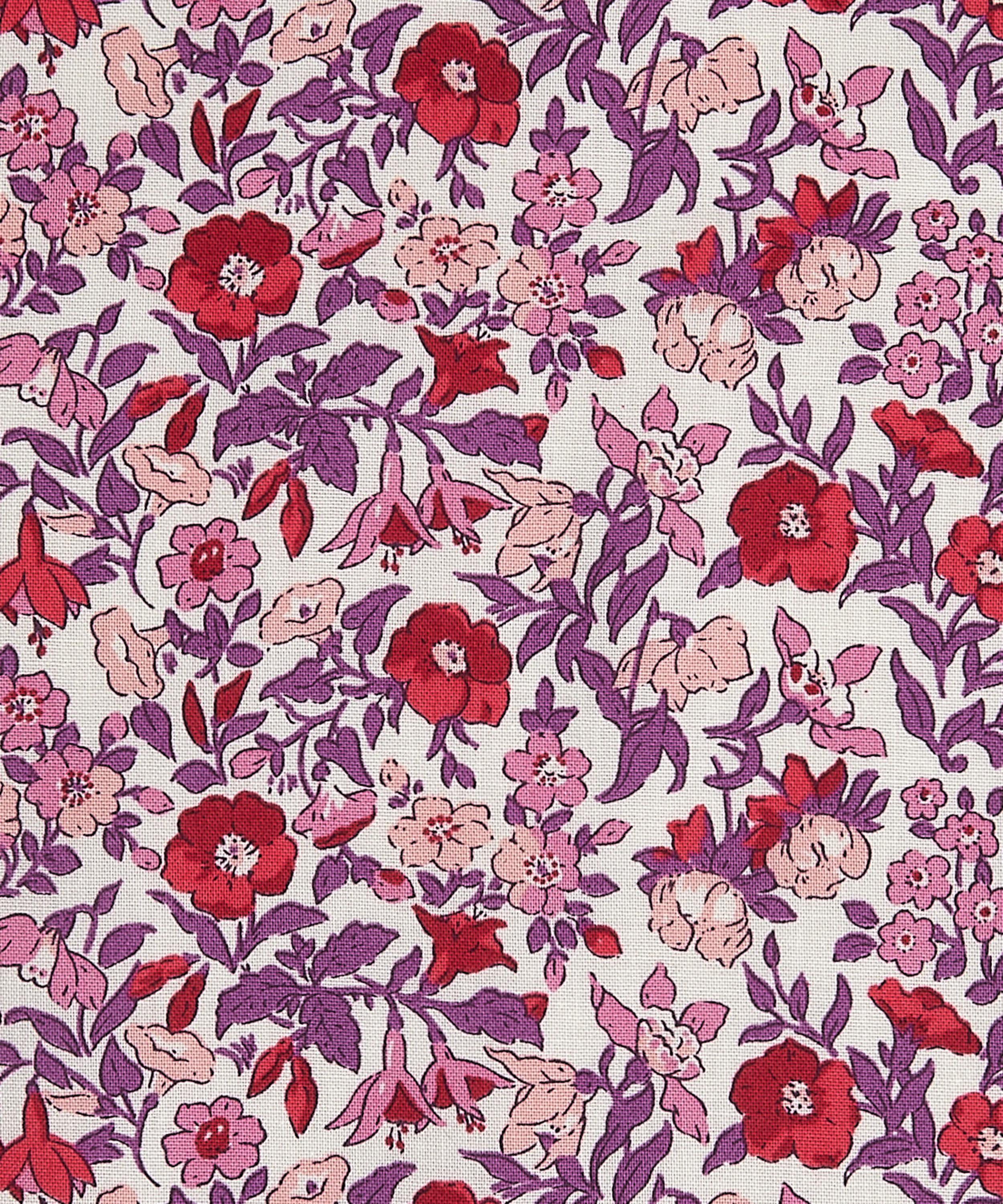 Liberty Fabrics - Mamie Flower Field Lasenby Quilting Cotton image number 0