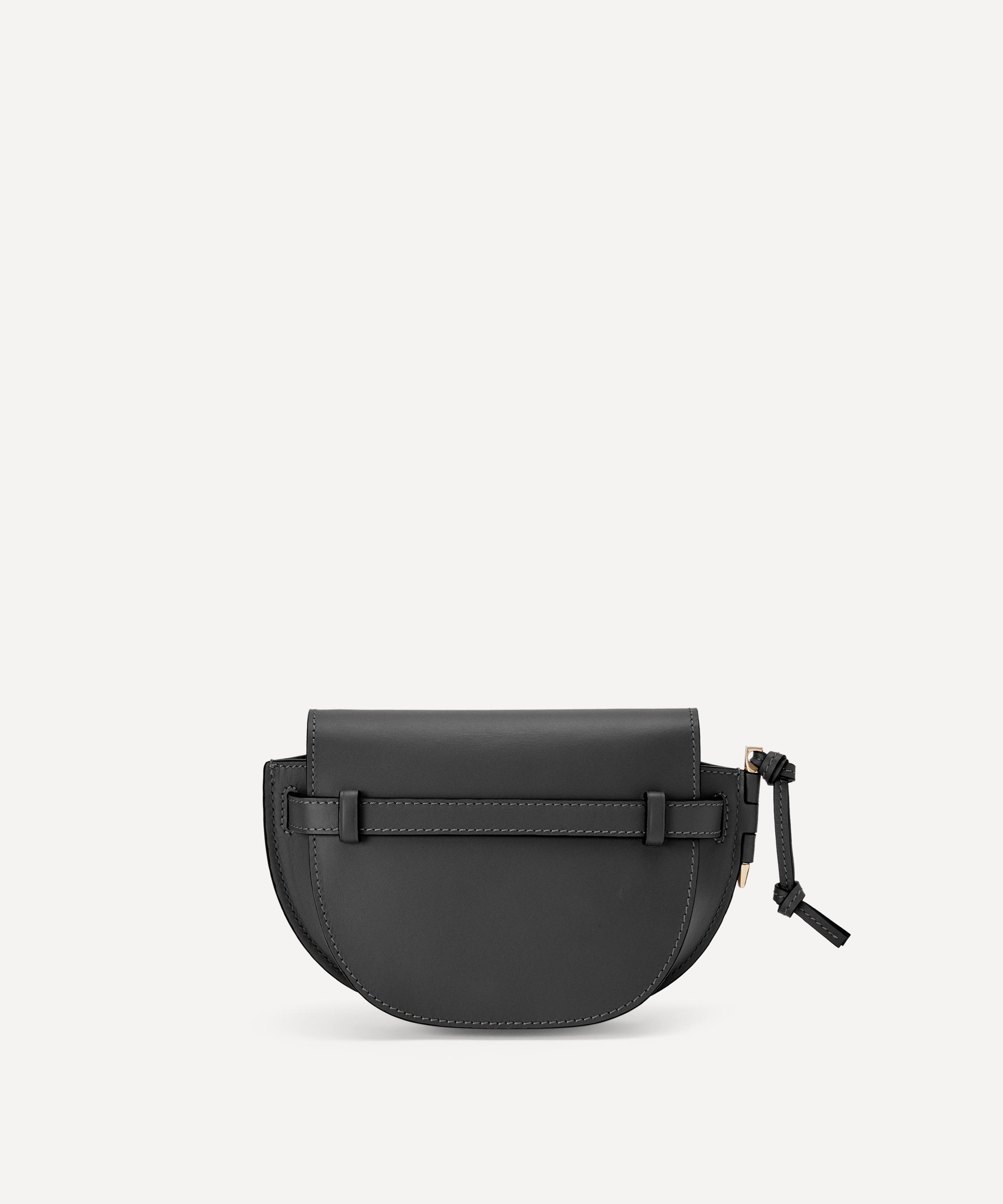 LOEWE white Gate Pocket mini Leather Cross Body Bag