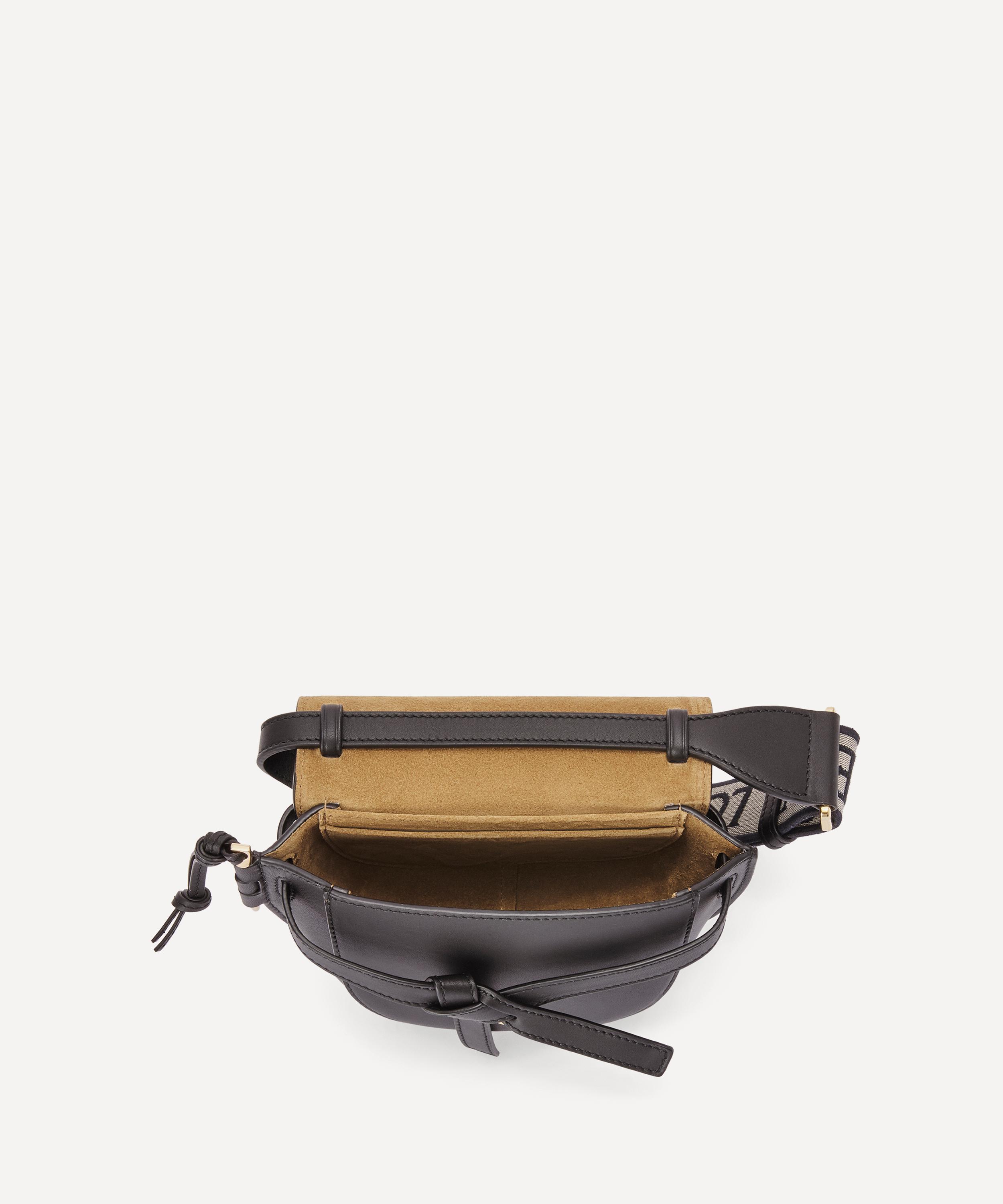 LOEWE GATE Mini Gate Dual bag in soft calfskin and jacquard