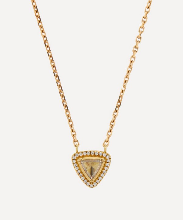 Brooke Gregson - 18ct Gold Diamond Pavé Pendant Necklace image number null