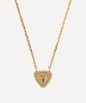 18ct Gold Diamond Pavé Pendant Necklace